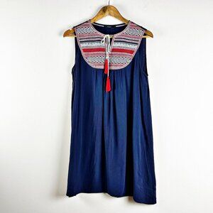 2/$20 THML Embroidered Mini Dress Large